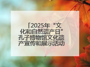 2025年“文化和自然遗产日”孔子博物馆文化遗产宣传和展示活动启动仪式举行