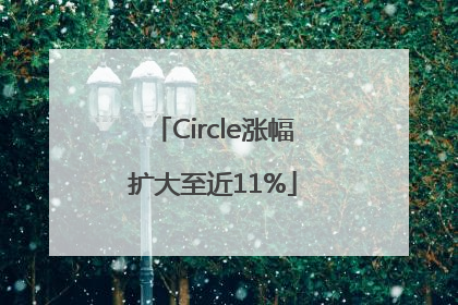Circle涨幅扩大至近11%