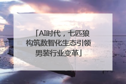 AI时代，七匹狼构筑数智化生态引领男装行业变革