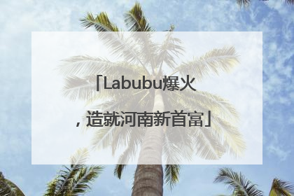 Labubu爆火，造就河南新首富